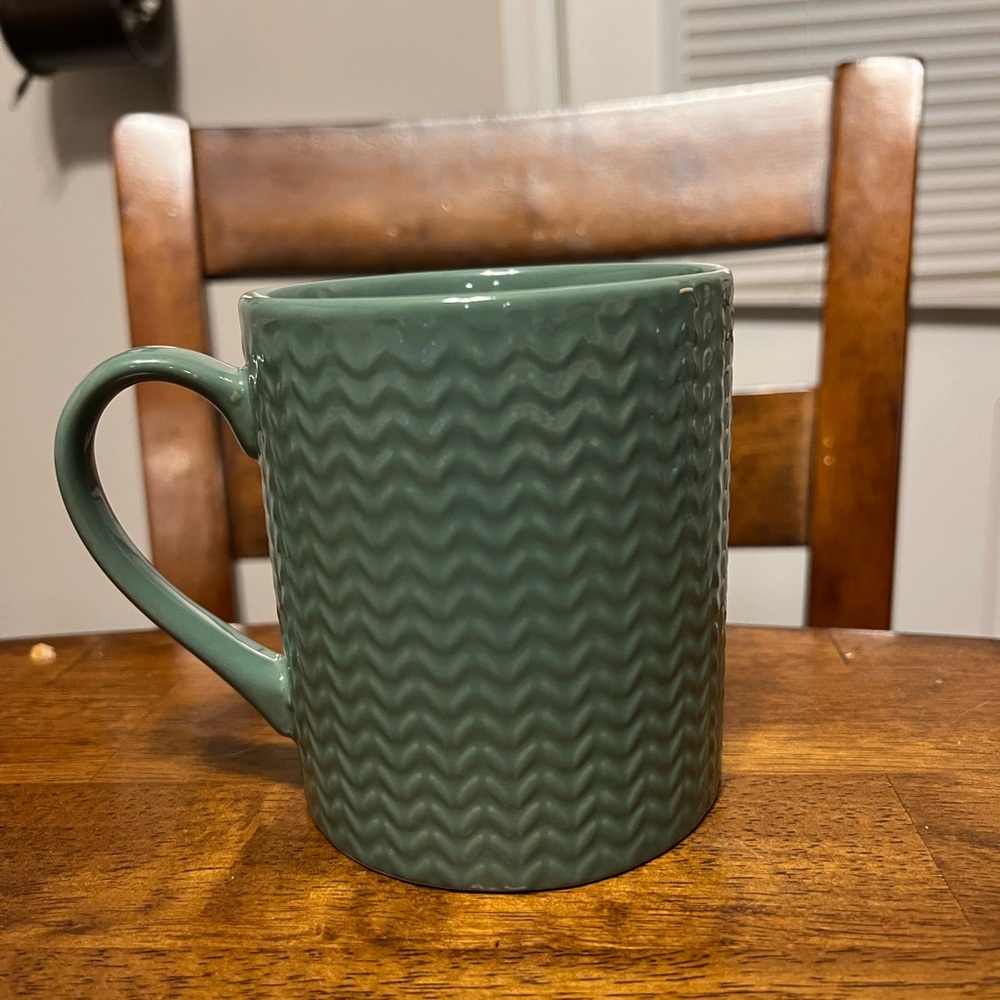 DesignPac Green Ceramic  16oz Coffee Mug